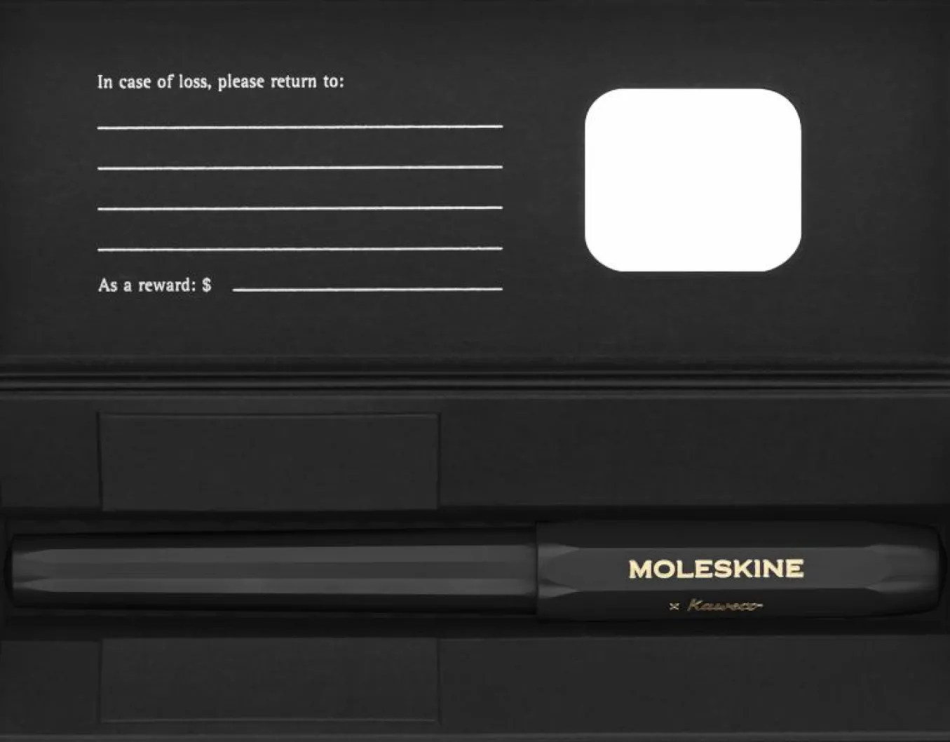 Ballpen Moleskine x Kaweco Black