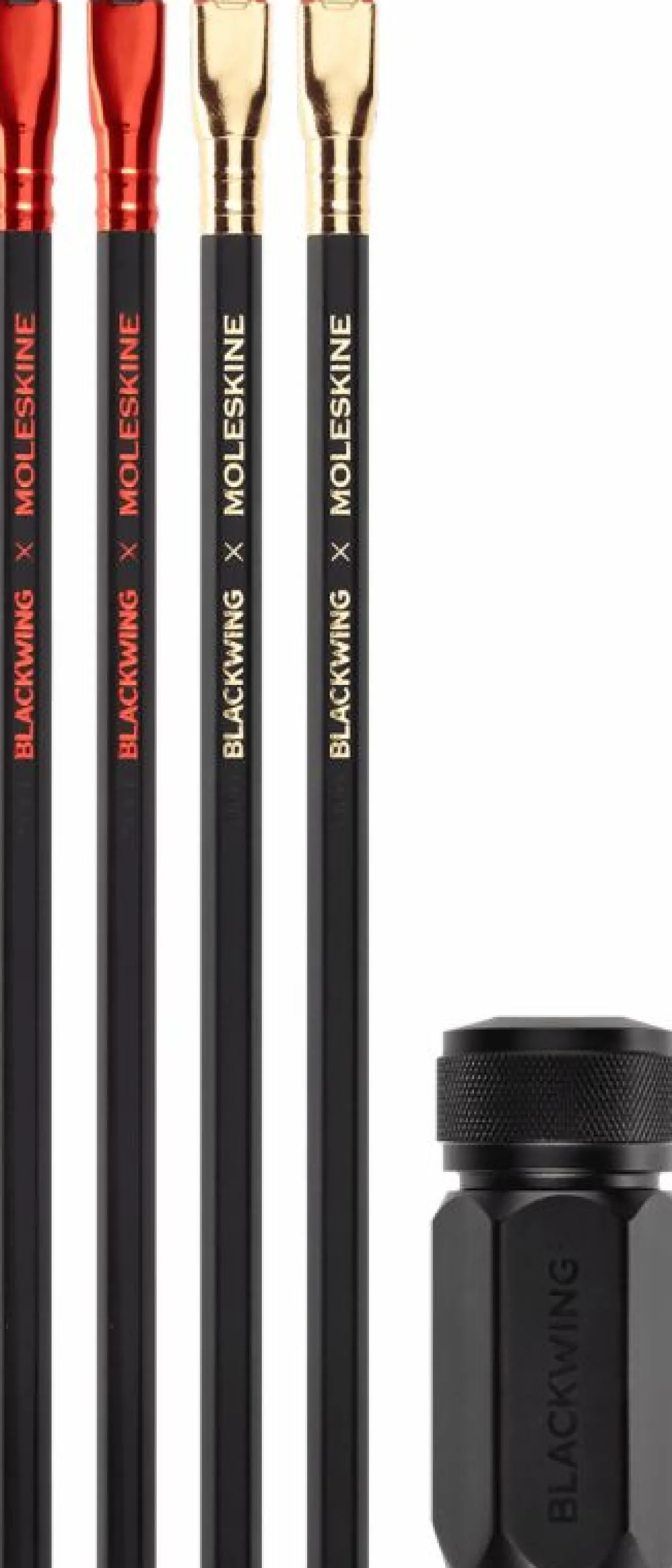 Blackwing x Moleskine Pencils and Sharpener Set Black