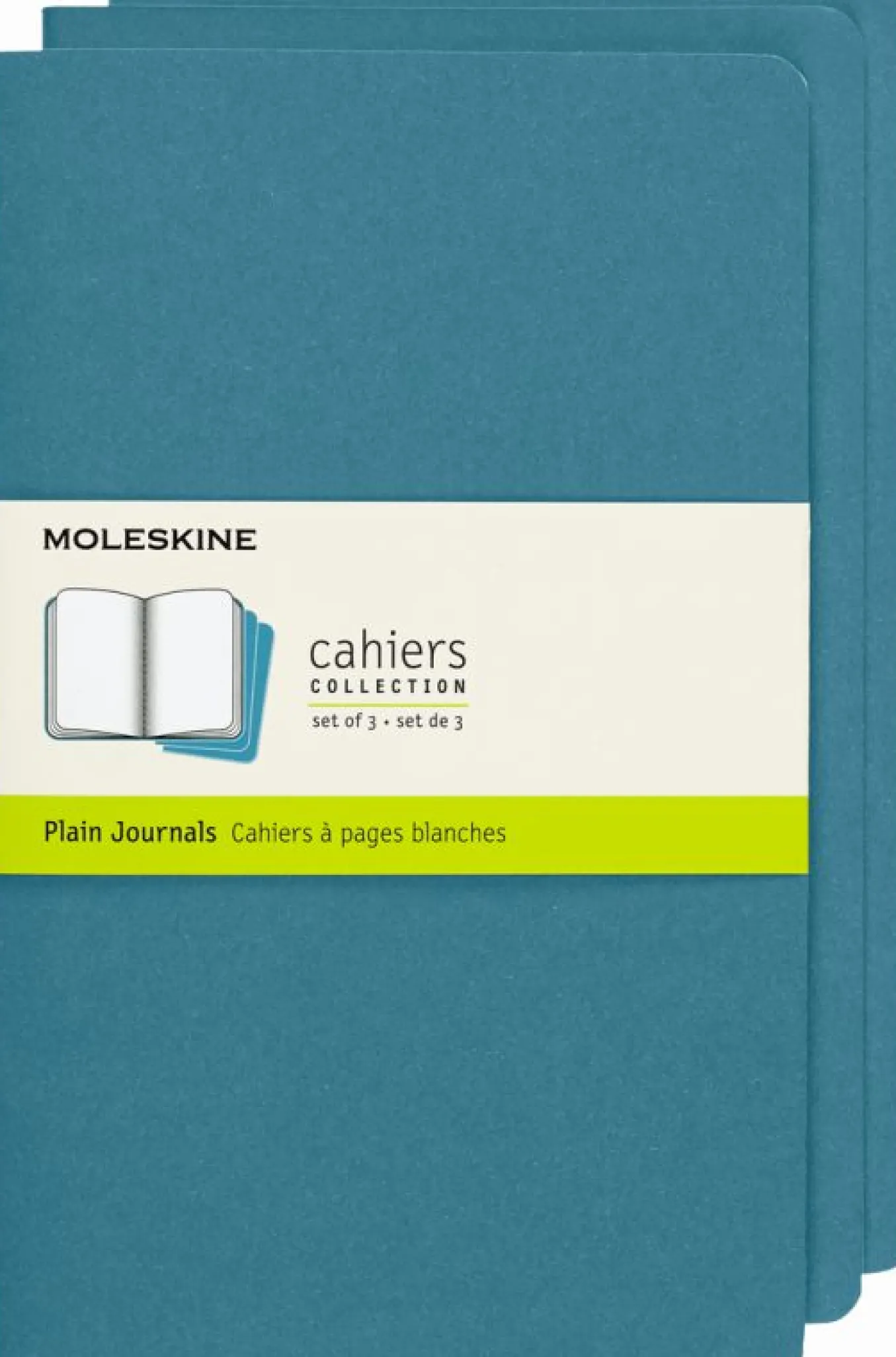 Cahier Journals Set of 3 Brisk Blue