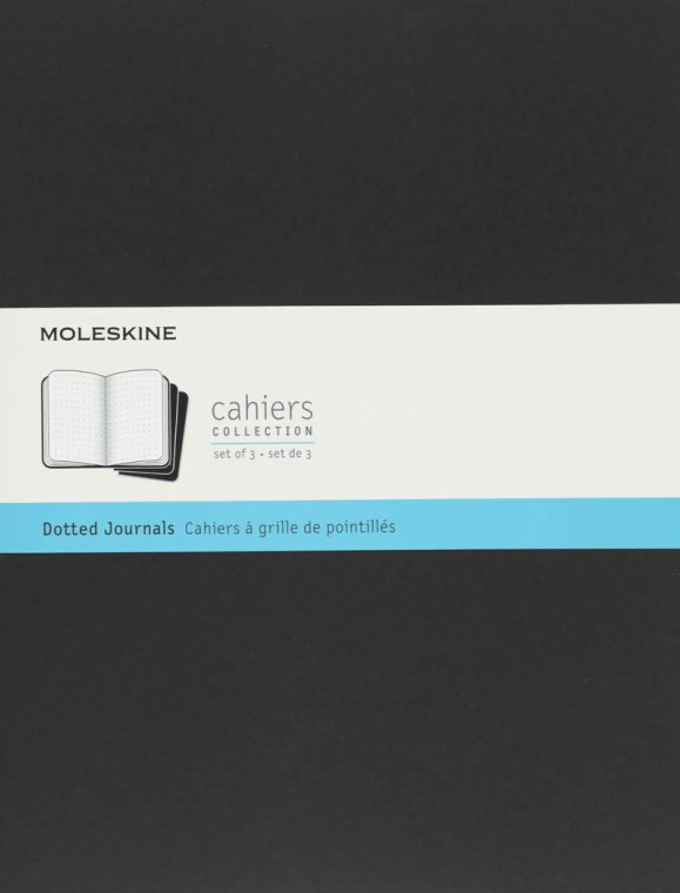 Cahier Journals Set of 3 Black