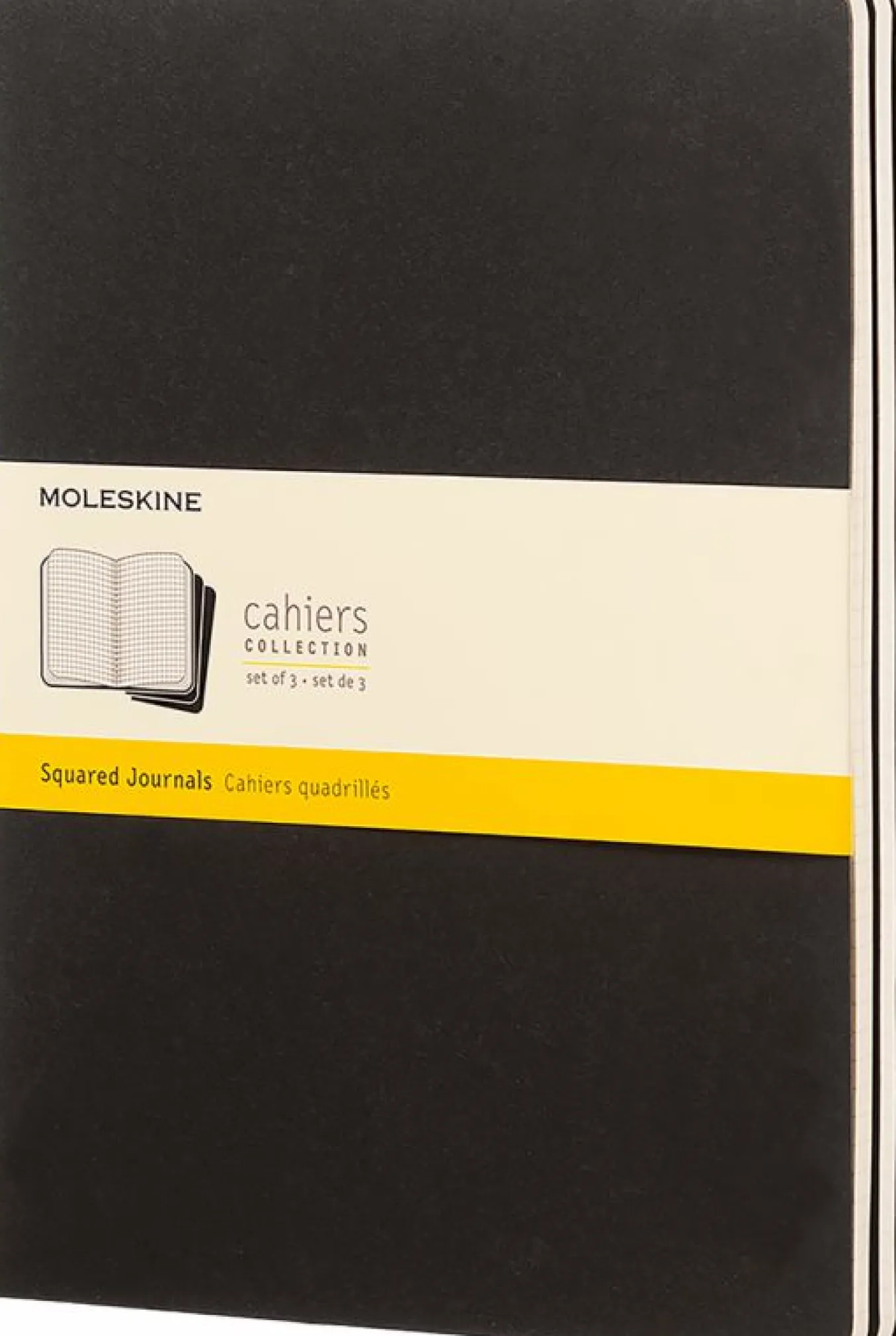 Cahier Journals Set of 3 Black