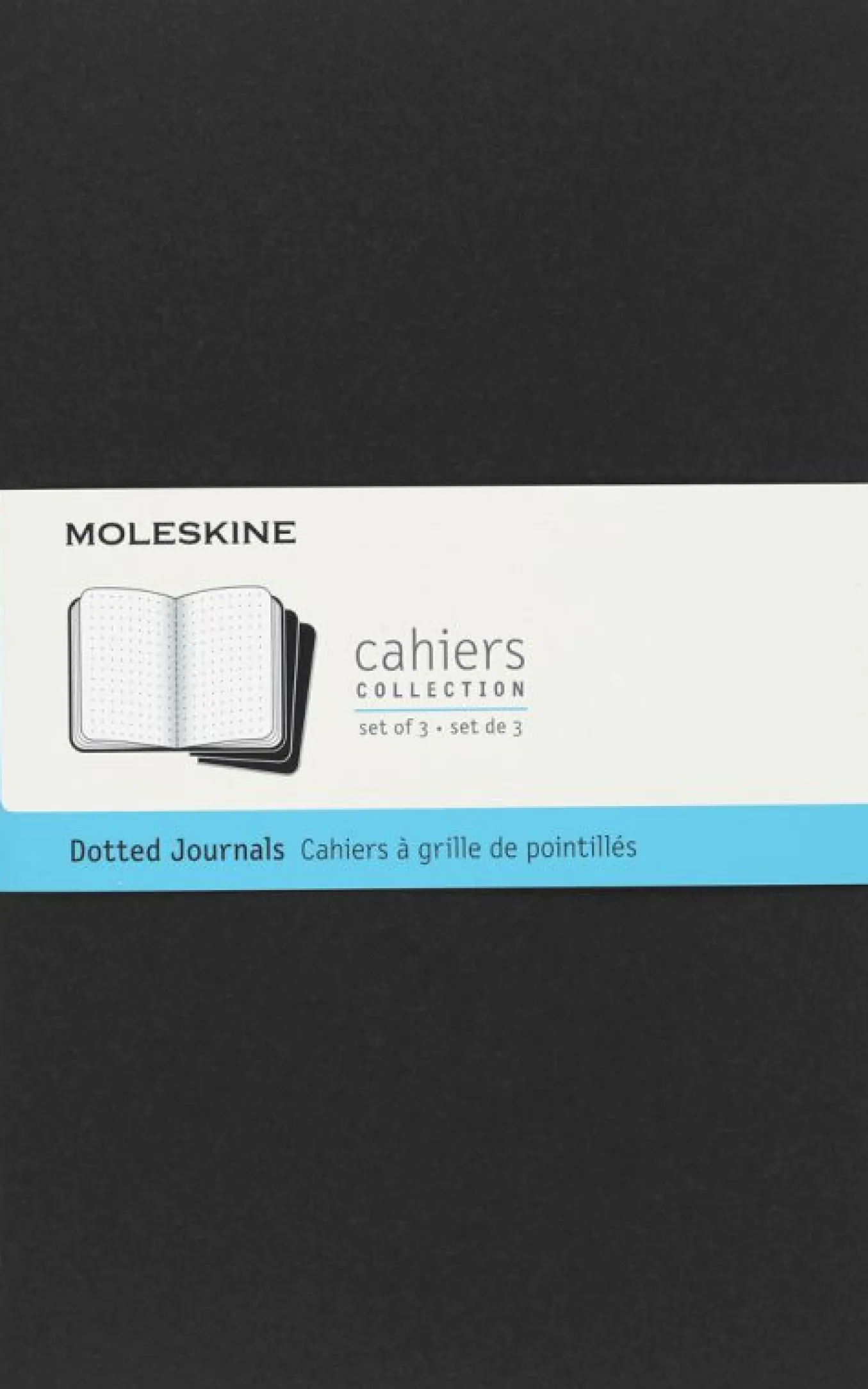 Cahier Journals Set of 3 Black