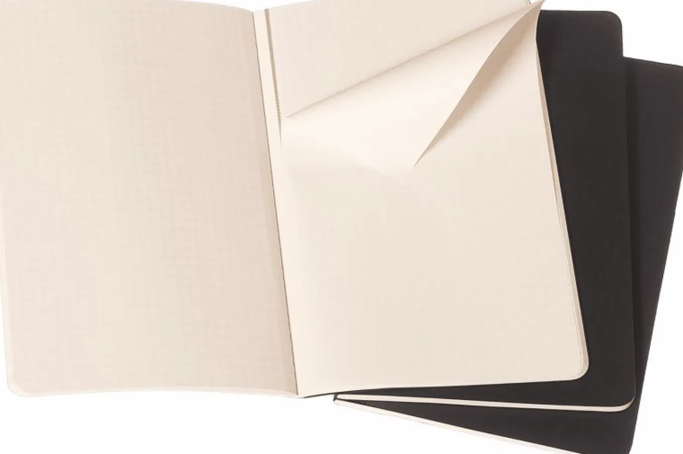 Cahier Journals Set of 3 Black