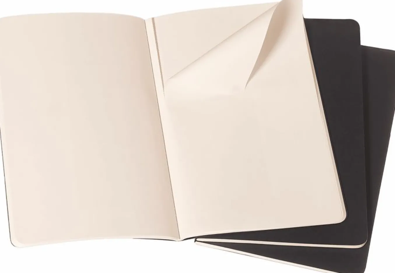 Cahier Journals Set of 3 Black