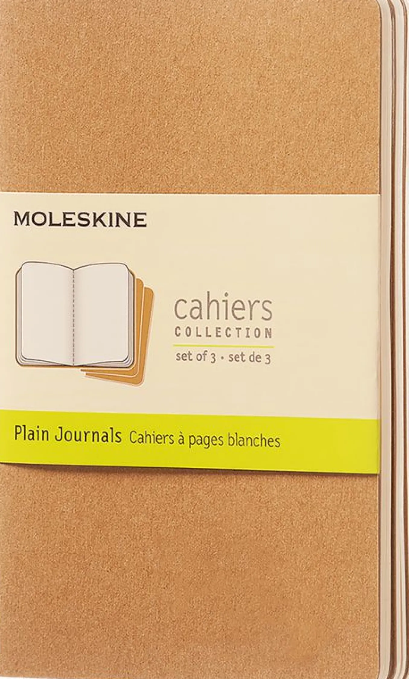Cahier Journals Set of 3 Kraft Brown