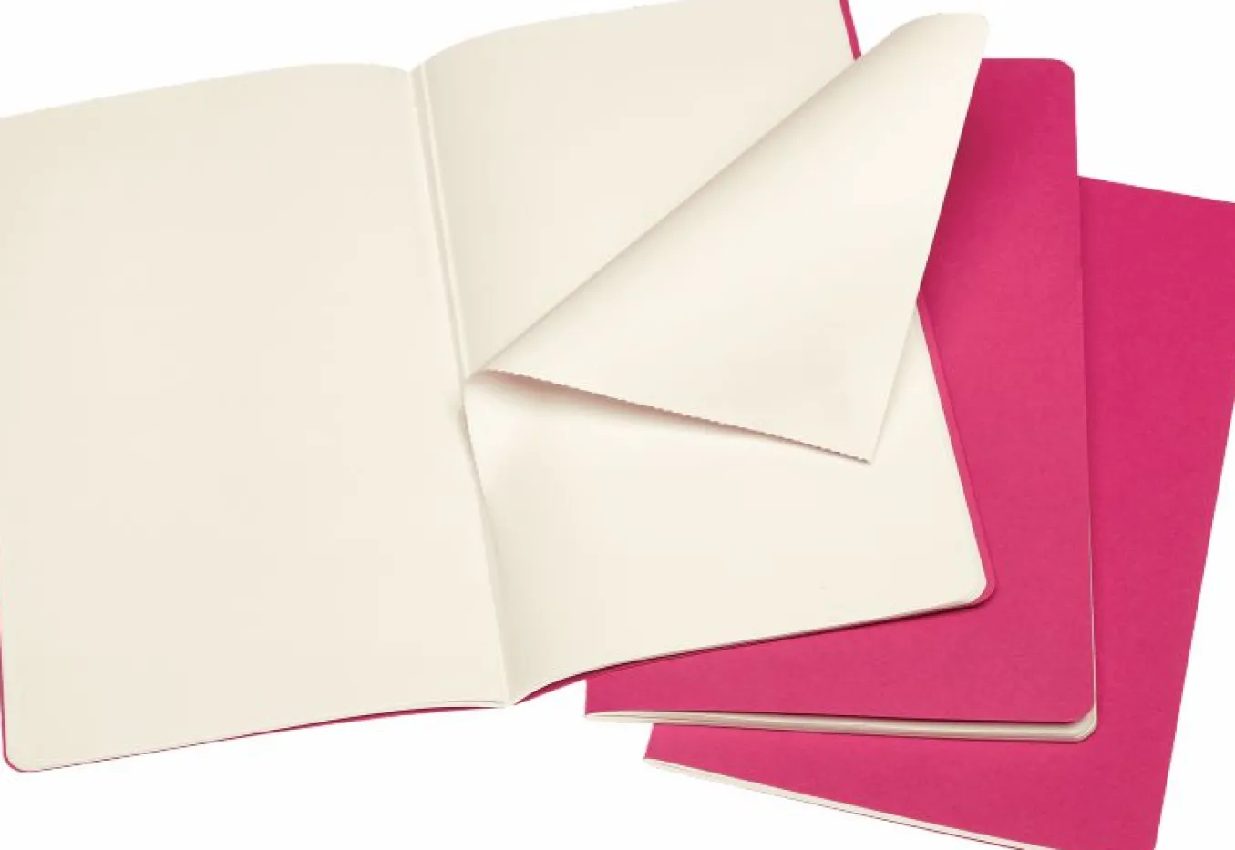 Cahier Journals Set of 3 Kinetic Pink