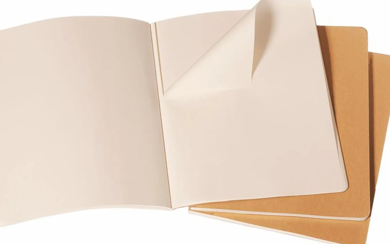 Cahier Journals Set of 3 Kraft Brown