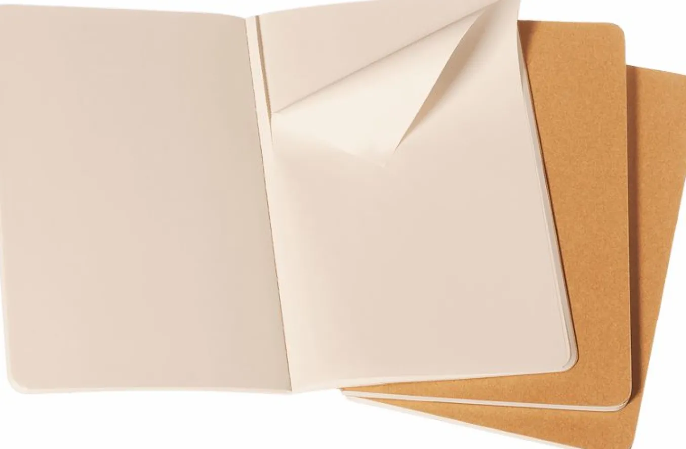 Cahier Journals Set of 3 Kraft Brown