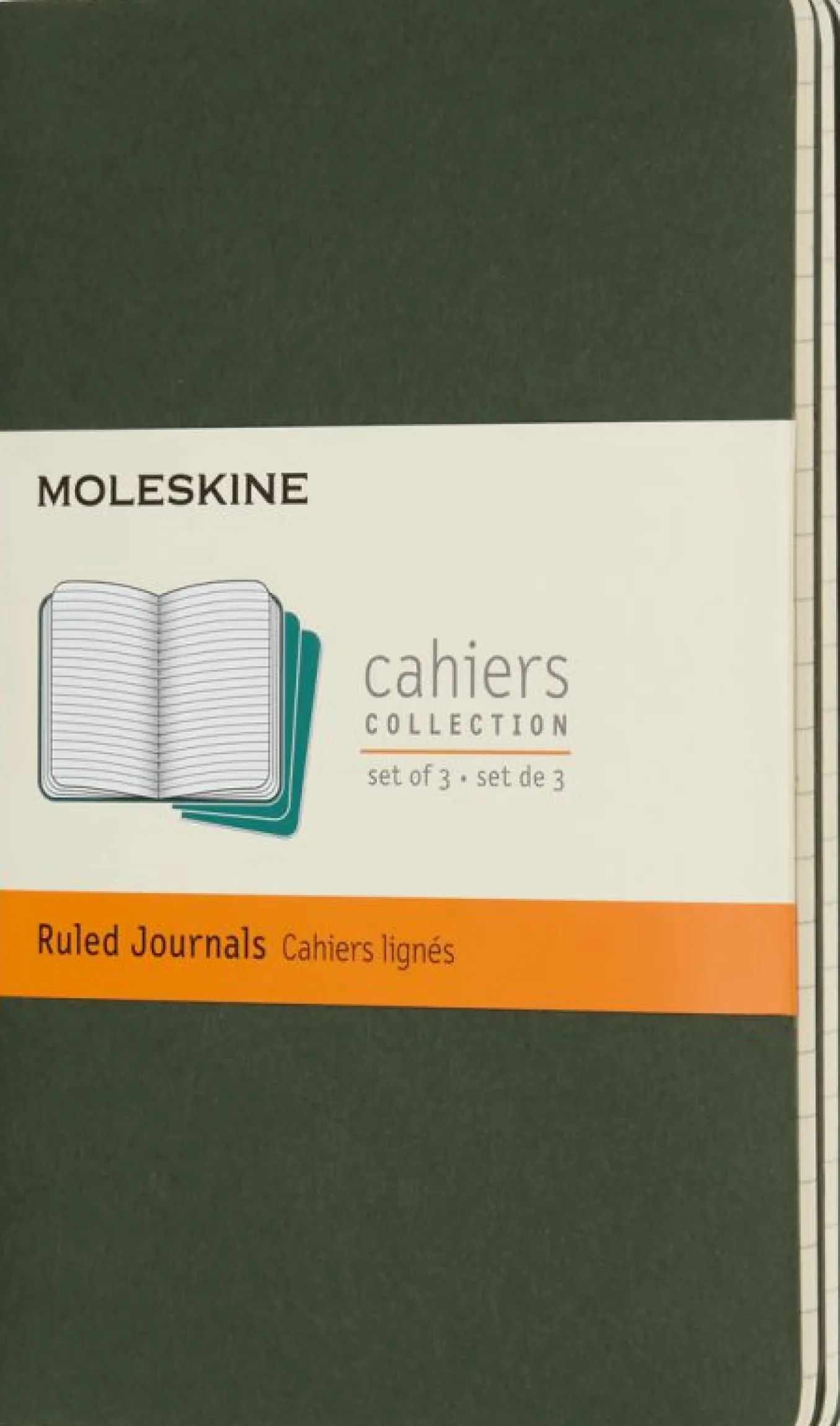 Cahier Journals Set of 3 Myrtle Green
