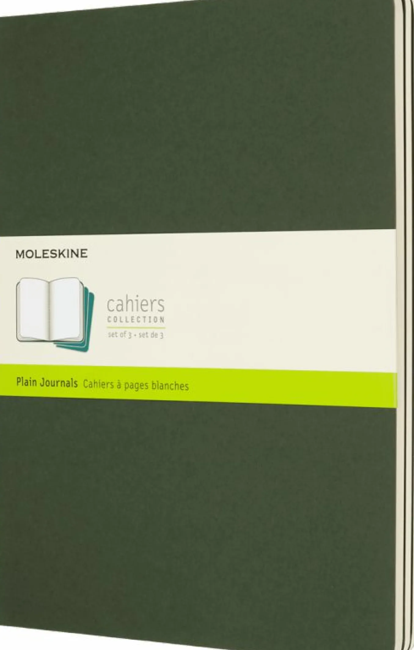 Cahier Journals Set of 3 Myrtle Green