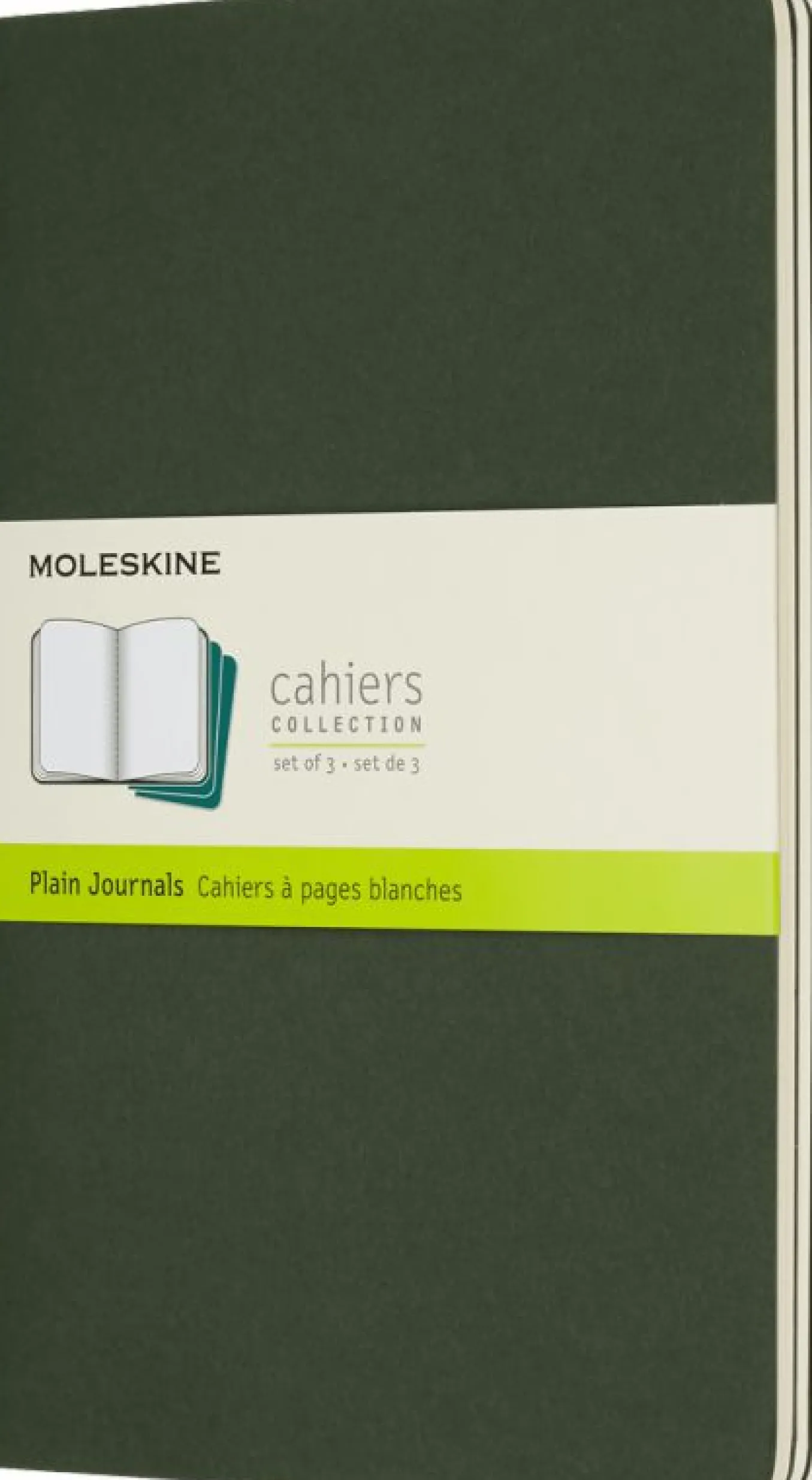 Cahier Journals Set of 3 Myrtle Green