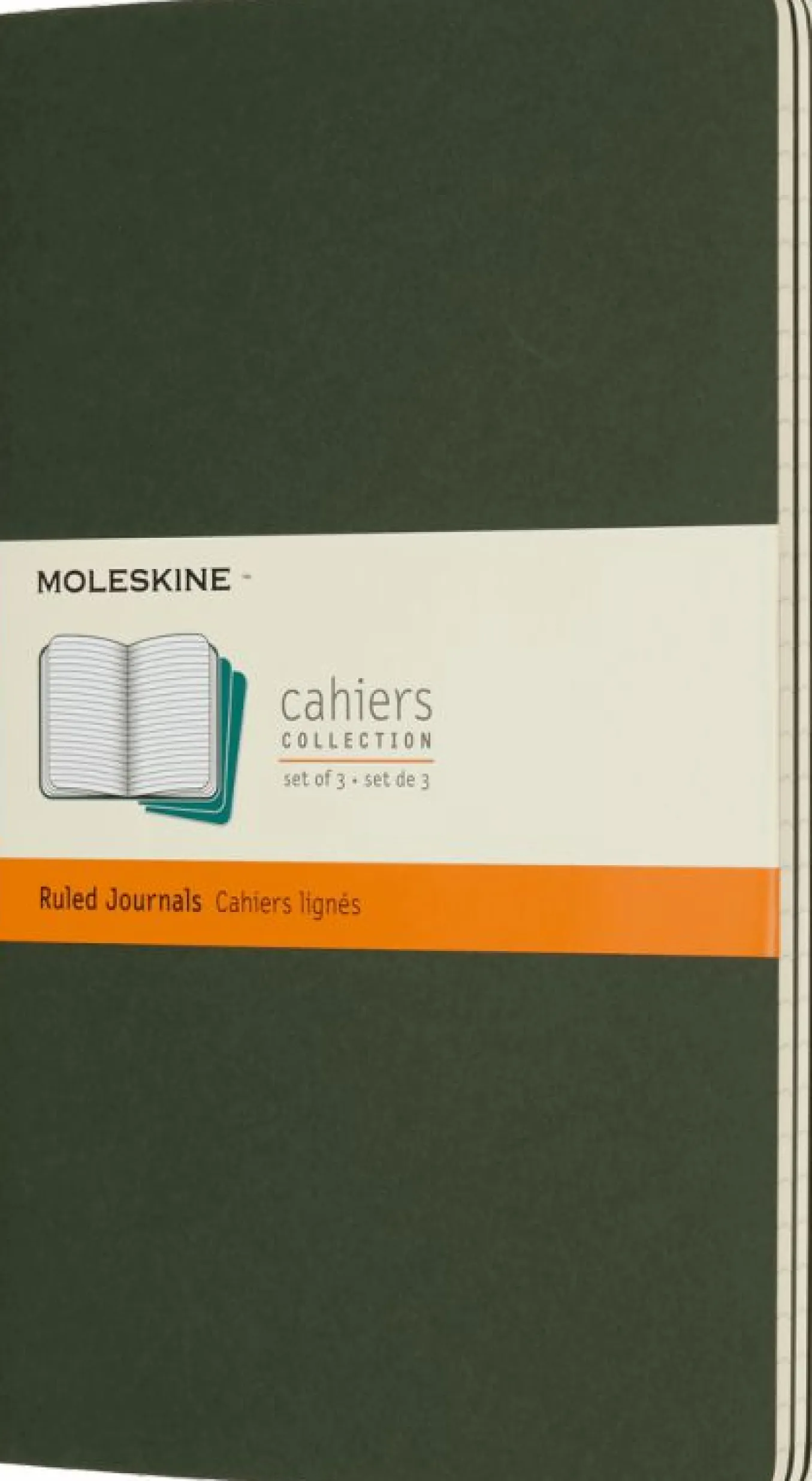 Cahier Journals Set of 3 Myrtle Green