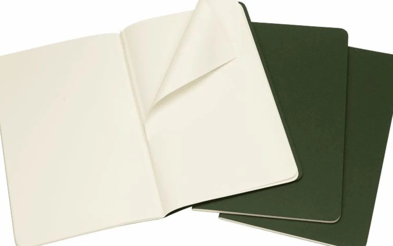 Cahier Journals Set of 3 Myrtle Green
