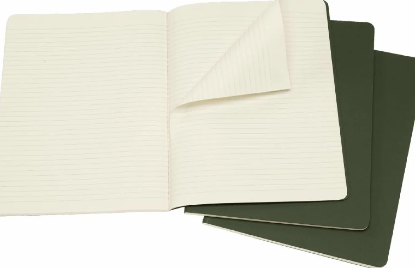 Cahier Journals Set of 3 Myrtle Green