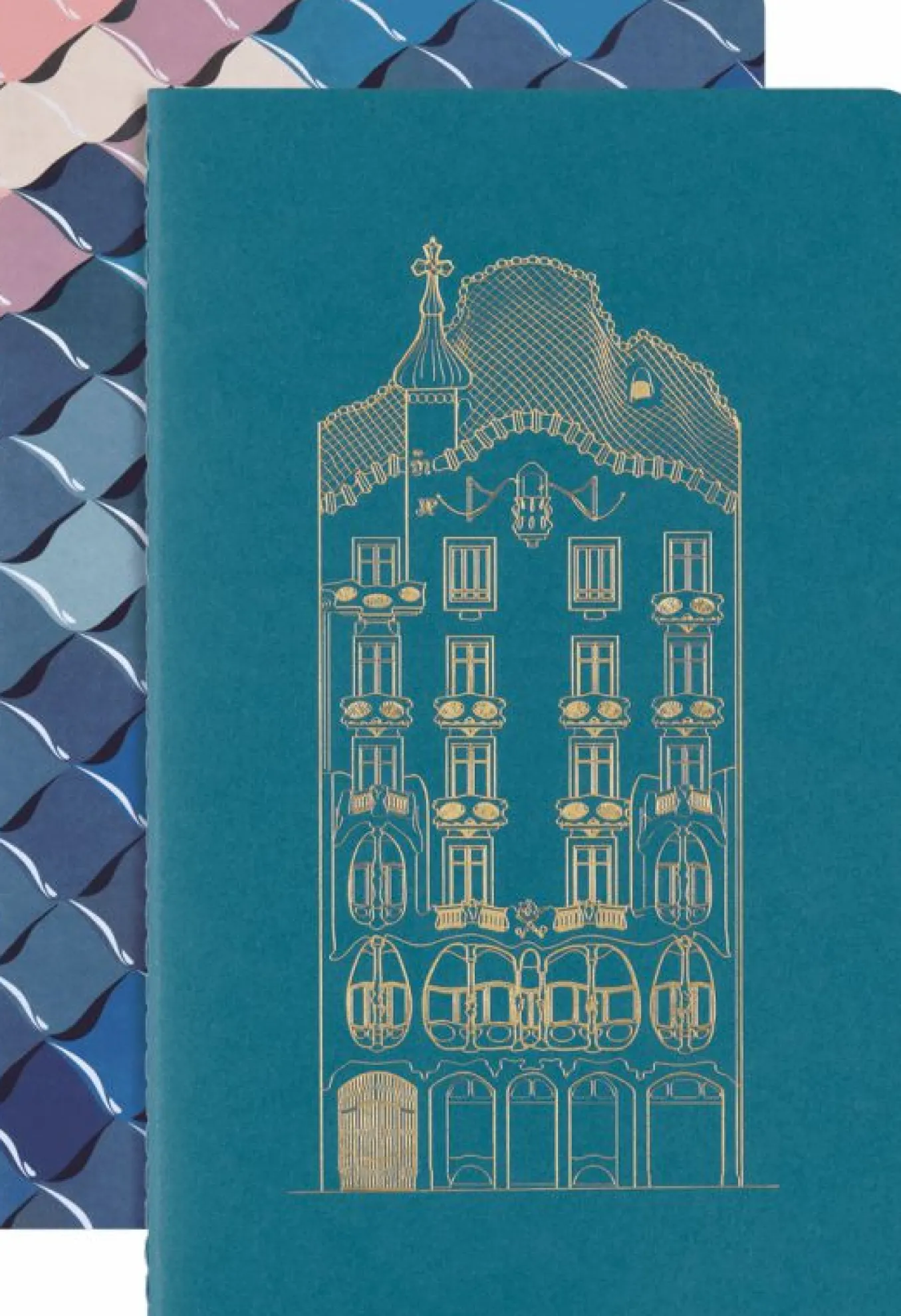 Casa Batlló Custom Edition Cahier Journals Set of 2, Large, Plain Multicolour