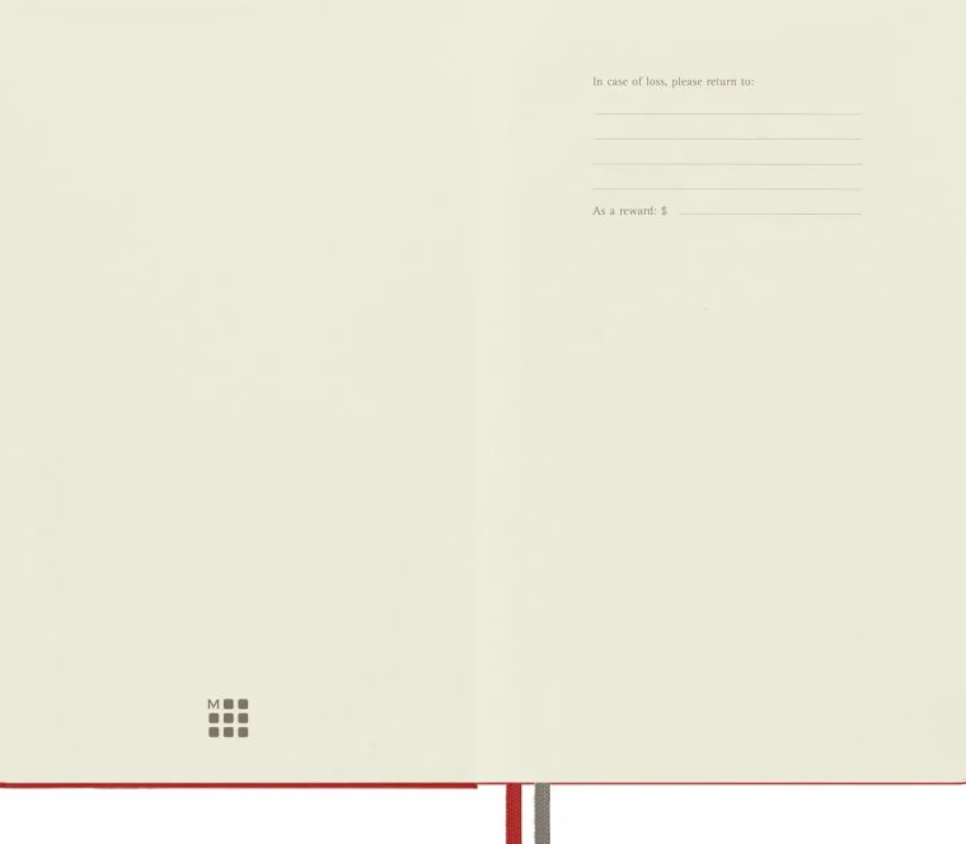 Classic Notebook Expanded Hard Cover Scarlet Red