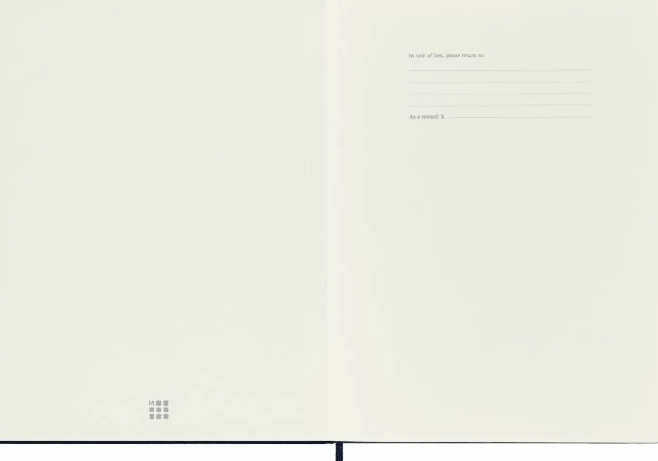 Classic Notebook Hard Cover Sapphire Blue