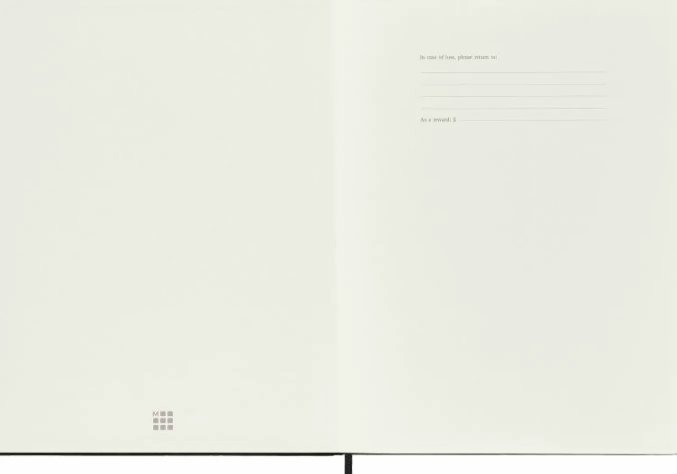 Classic Notebook Hard Cover Black