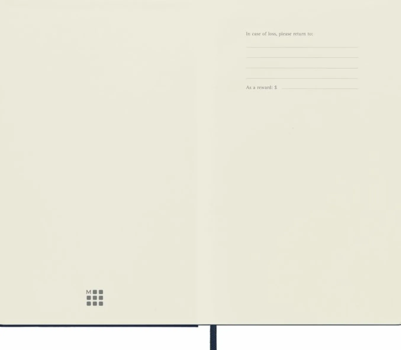 Classic Notebook Hard Cover Sapphire Blue