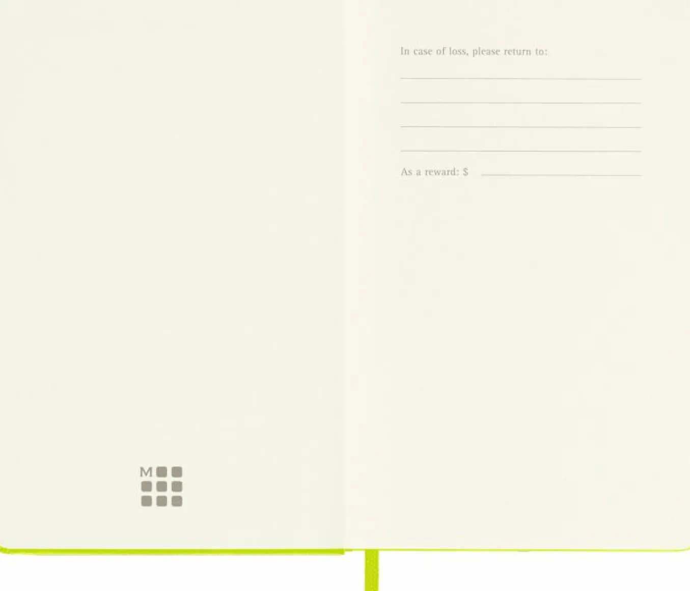 Classic Notebook Hard Cover Light Green