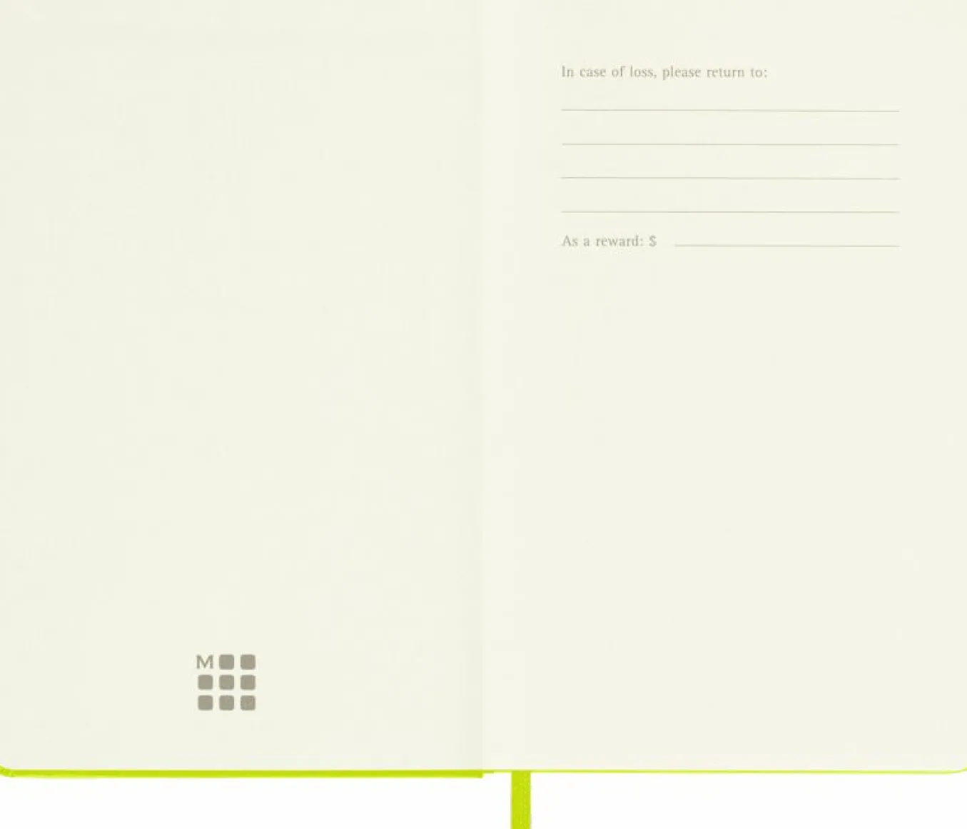 Classic Notebook Hard Cover Light Green