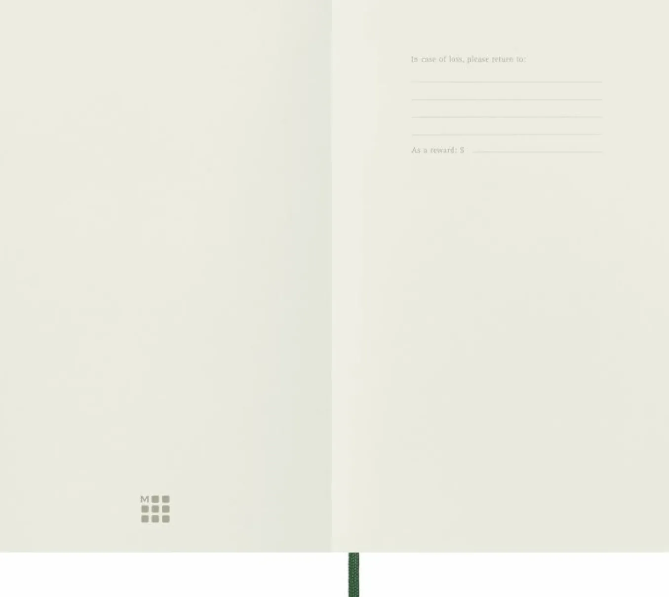 Classic Notebook Soft Cover Myrtle Green