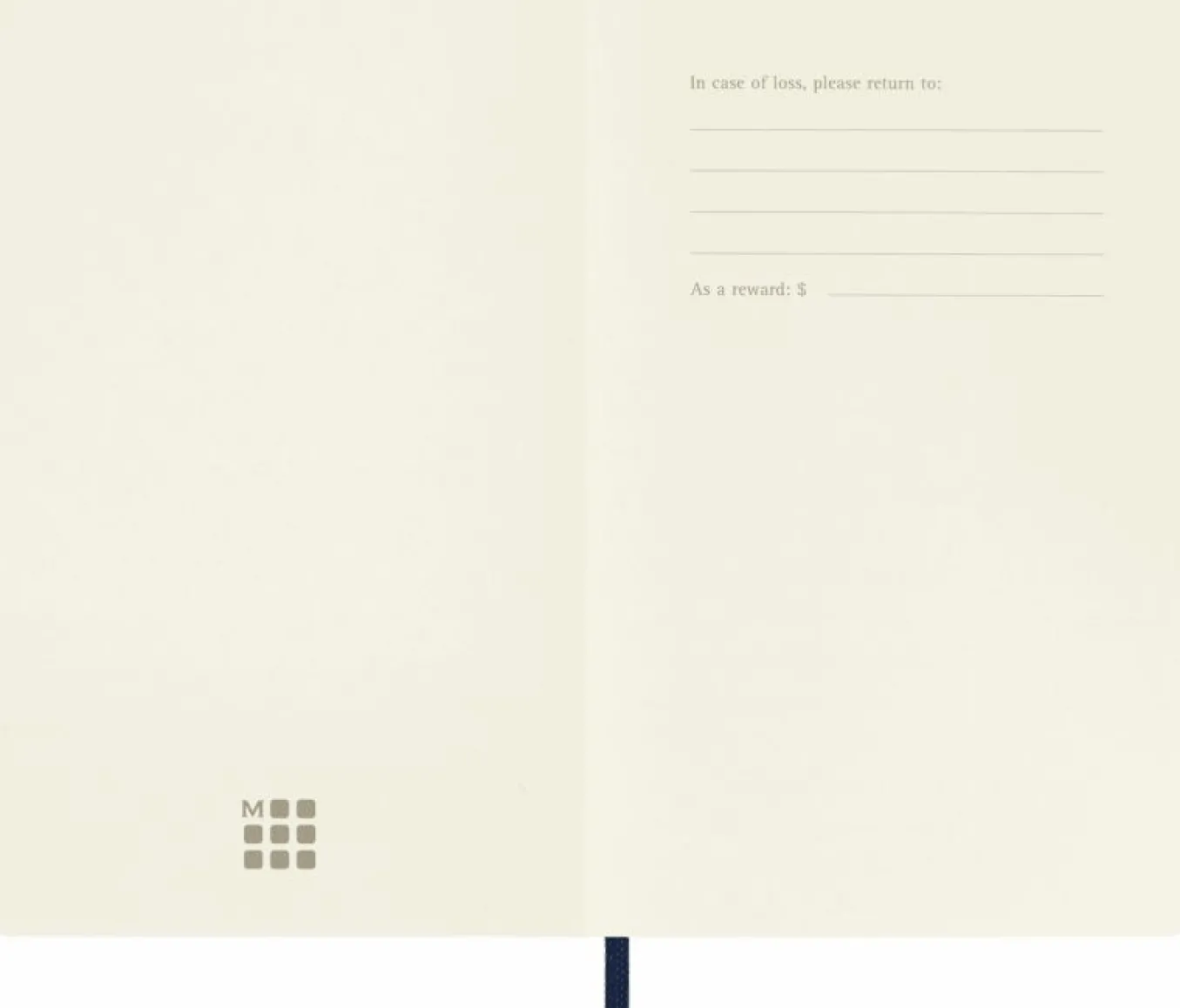 Classic Notebook Soft Cover Sapphire Blue