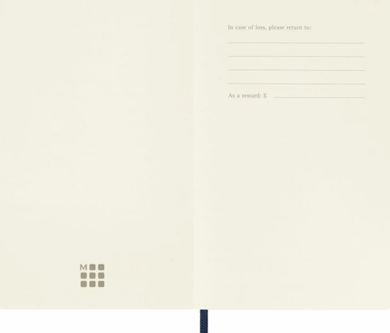 Classic Notebook Soft Cover Sapphire Blue