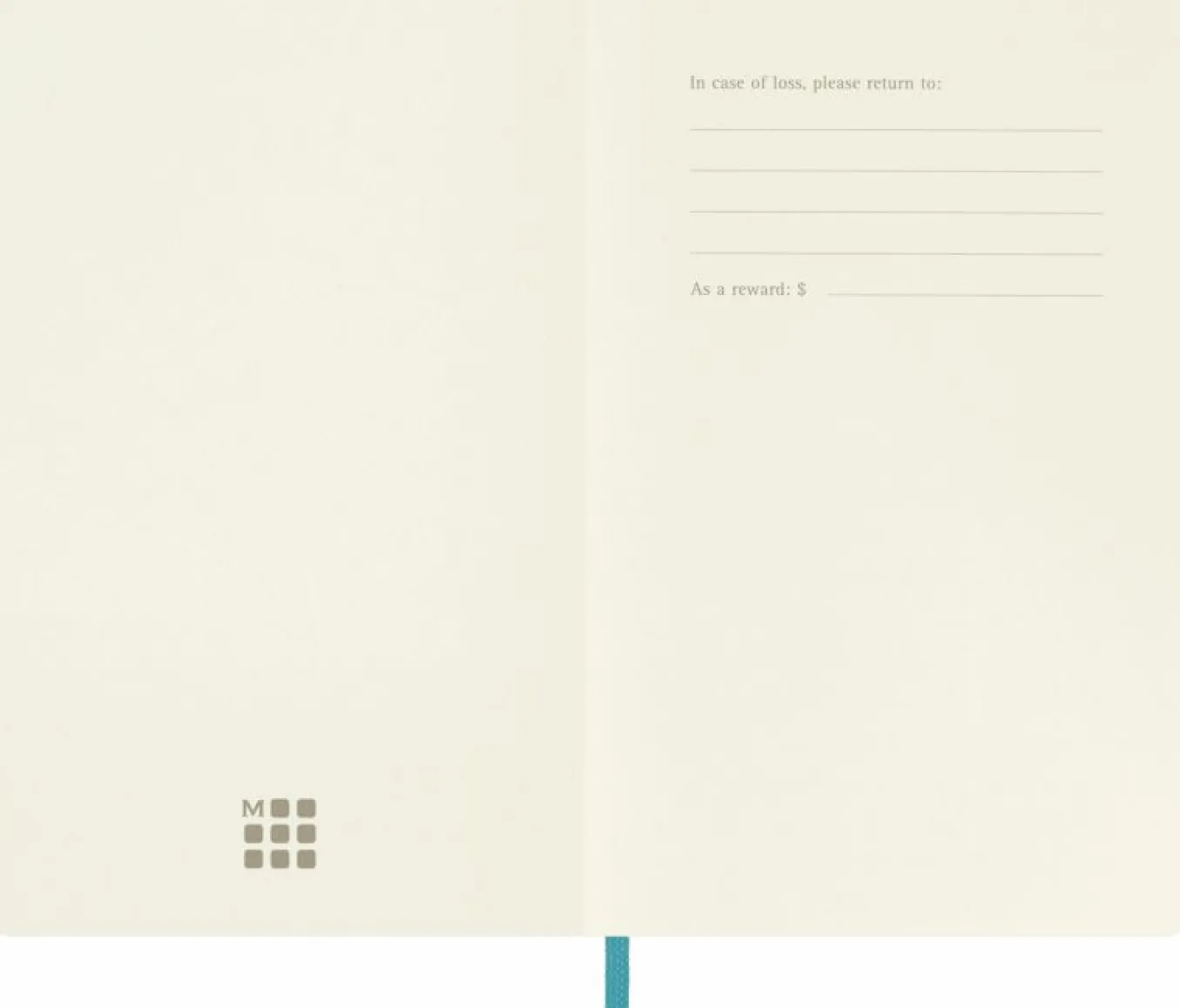 Classic Notebook Soft Cover Reef Blue