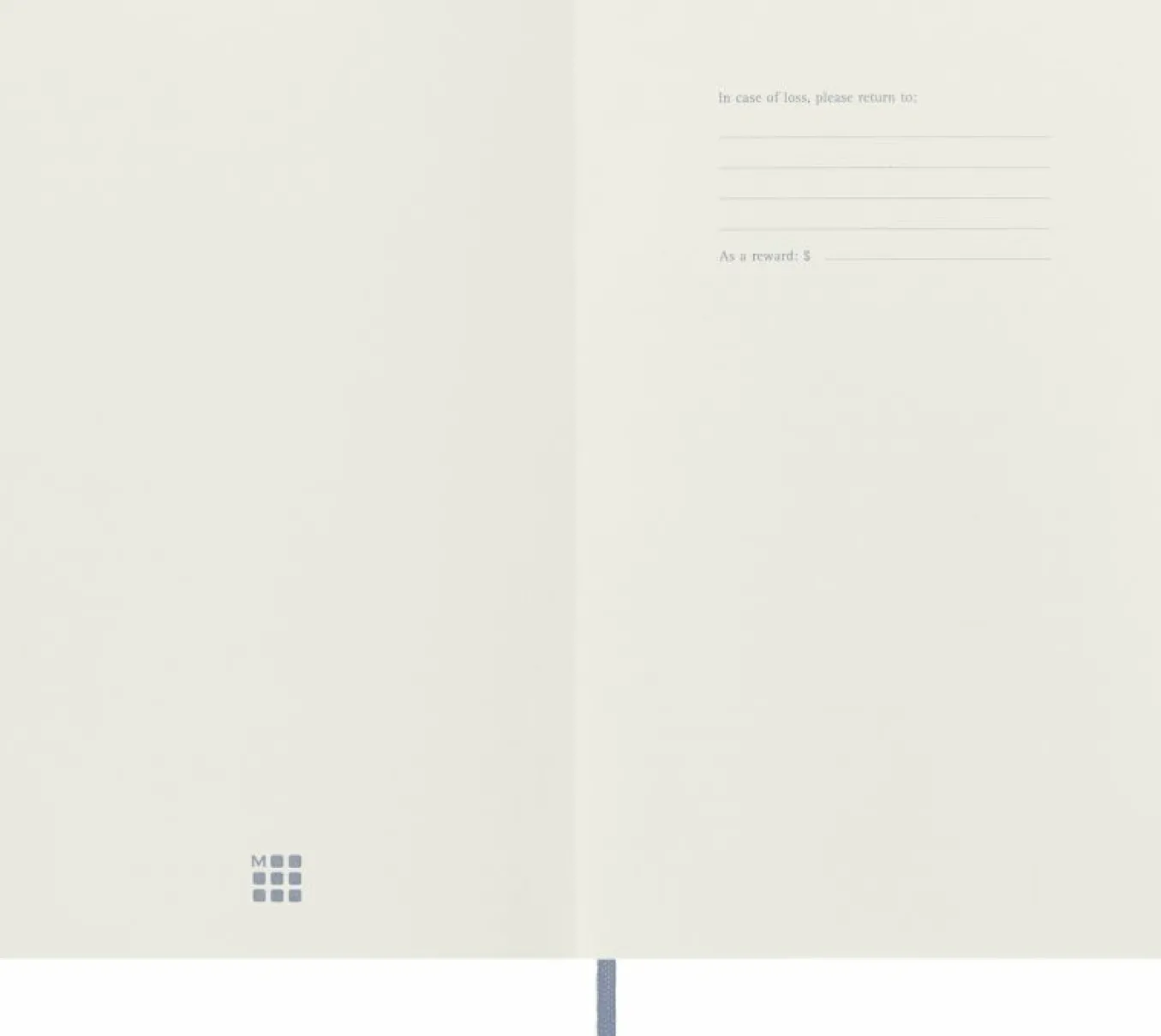 Classic Notebook Soft Cover Light Blue