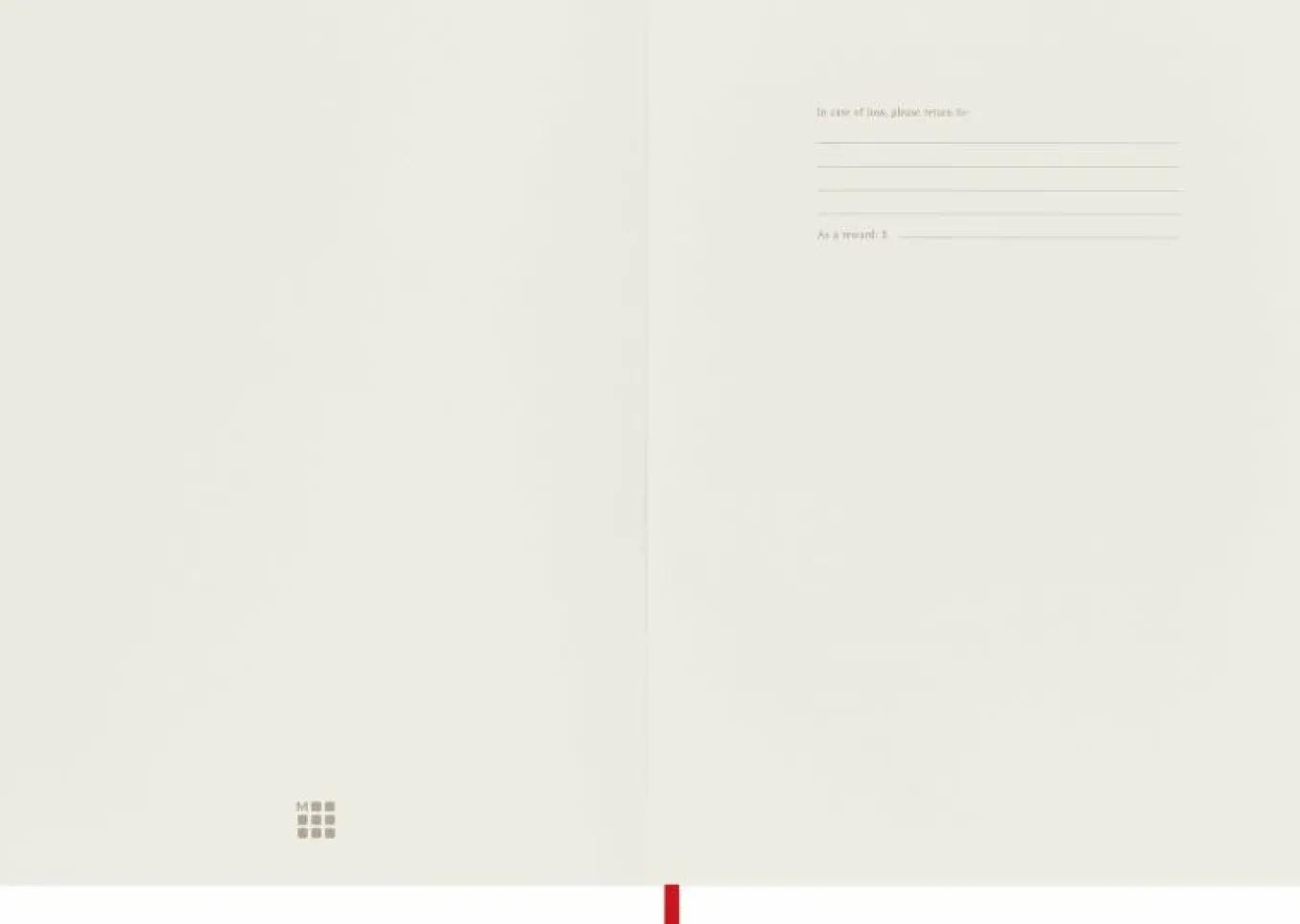 Classic Notebook Soft Cover Scarlet Red