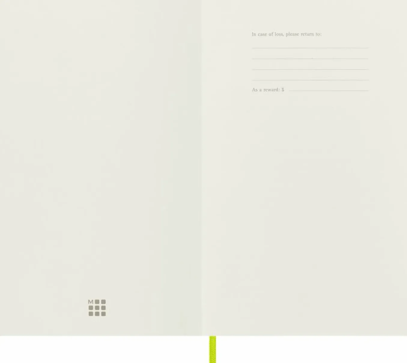 Classic Notebook Soft Cover Light Green