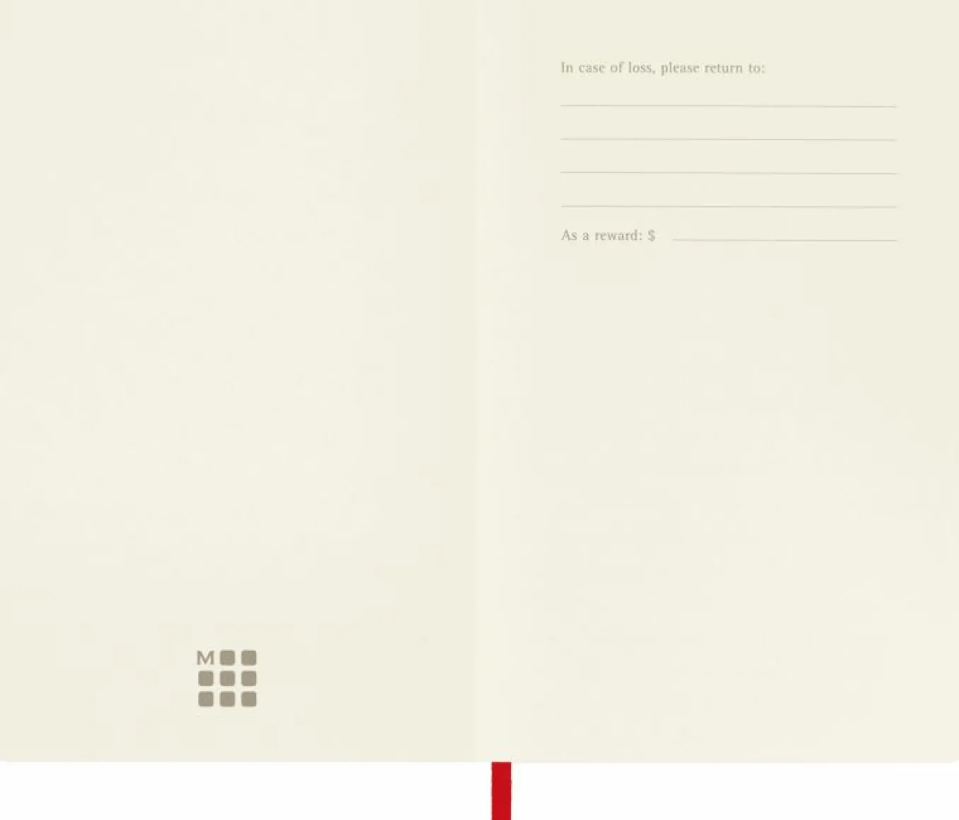 Classic Notebook Soft Cover Scarlet Red