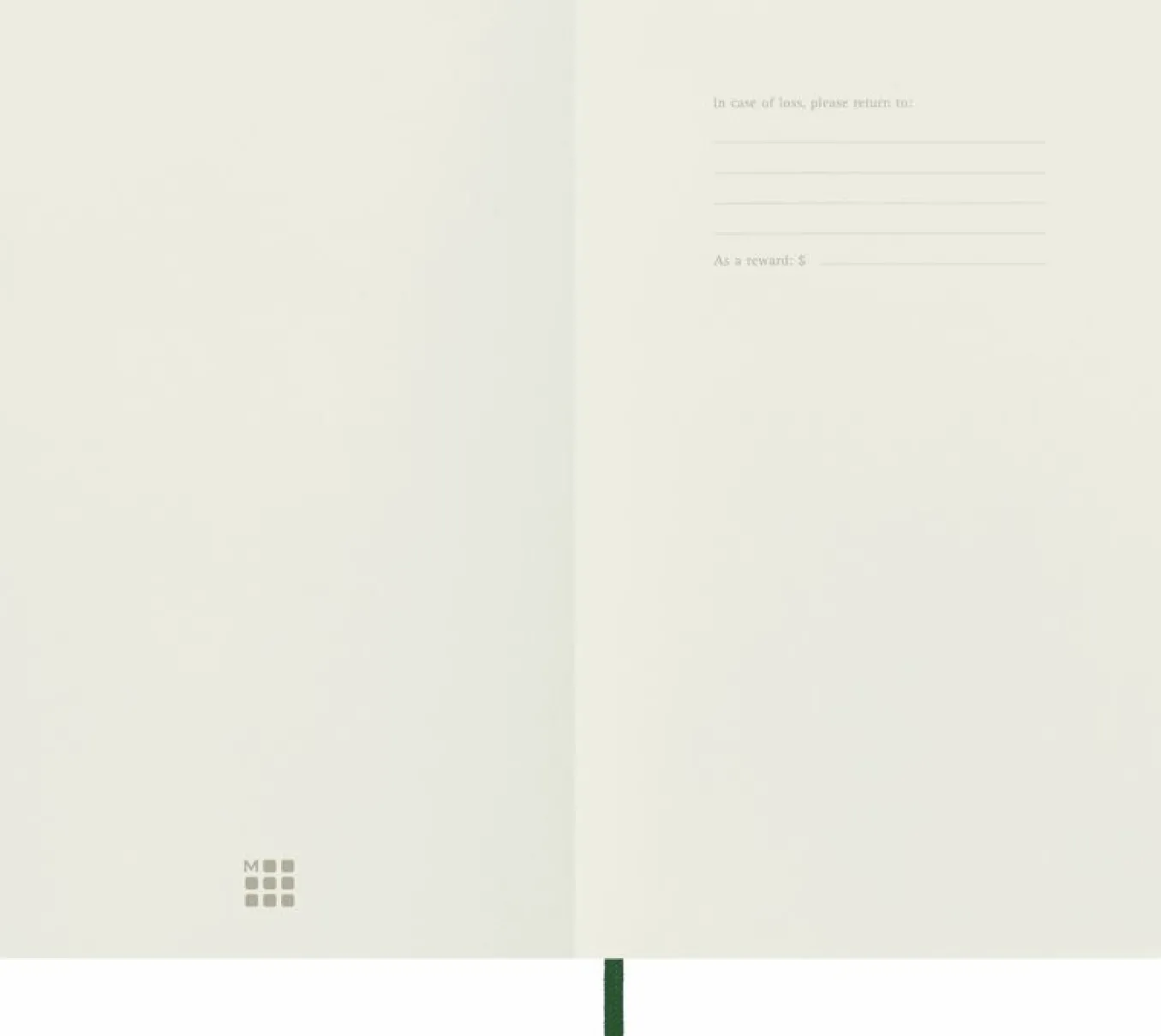 Classic Notebook Soft Cover Myrtle Green