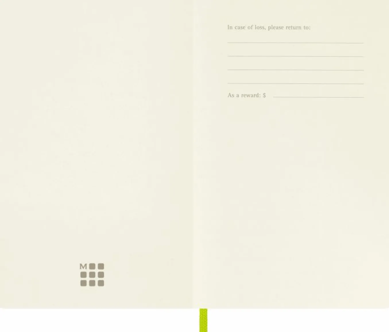 Classic Notebook Soft Cover Light Green