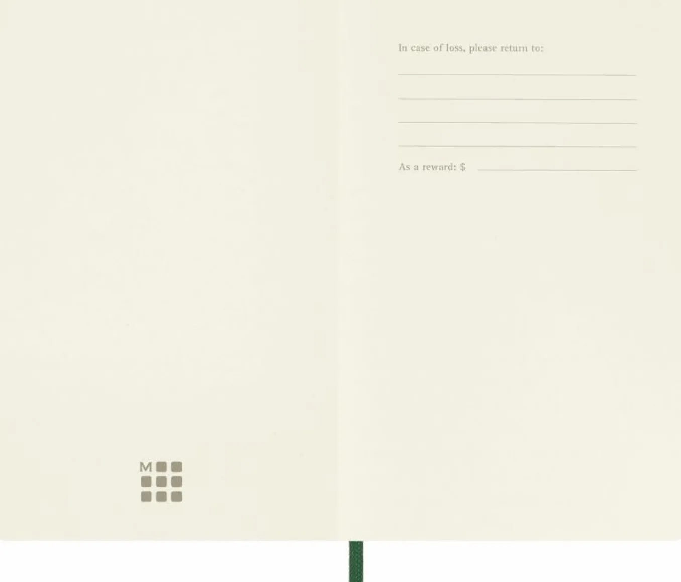 Classic Notebook Soft Cover Myrtle Green