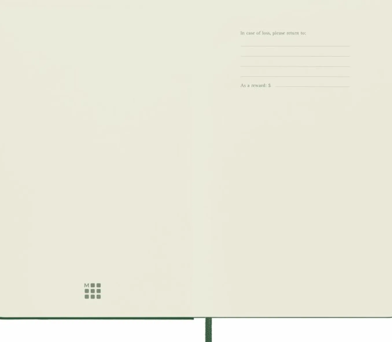 Classic Planner 2025 Large Daily, hard cover, 12 months Myrtle Green