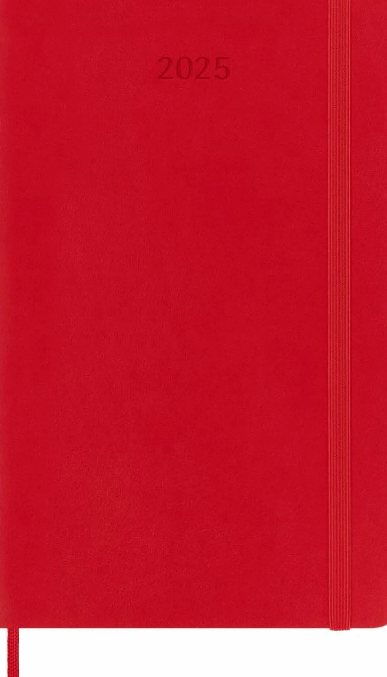 Classic Planner 2025 Large Weekly, soft cover, 12 months Scarlet Red