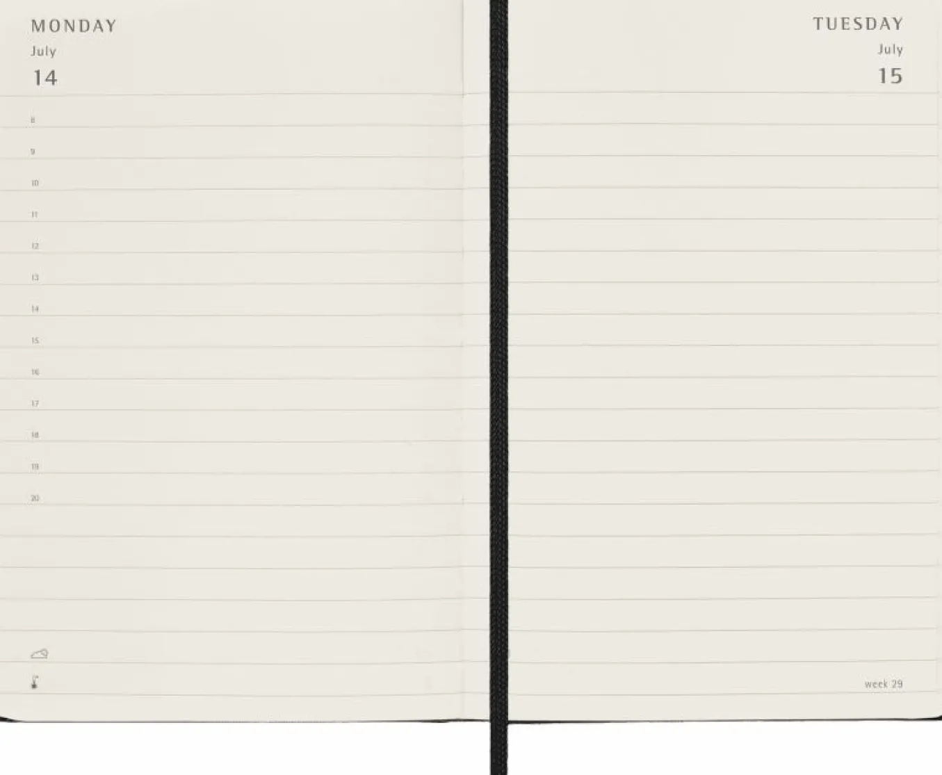 classic_planner__pocket_d_2.webp Classic Planner 2025 Pocket Daily, hard cover, 12 months Black