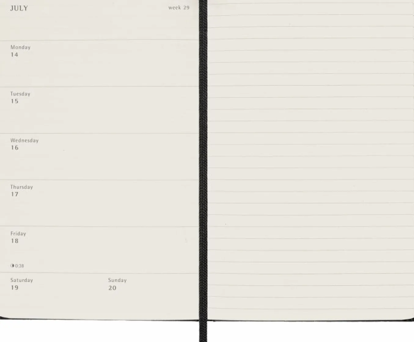 classic_planner__pocket_w_2-4.webp Classic Planner 2025 Pocket Weekly, hard cover, 12 months Black