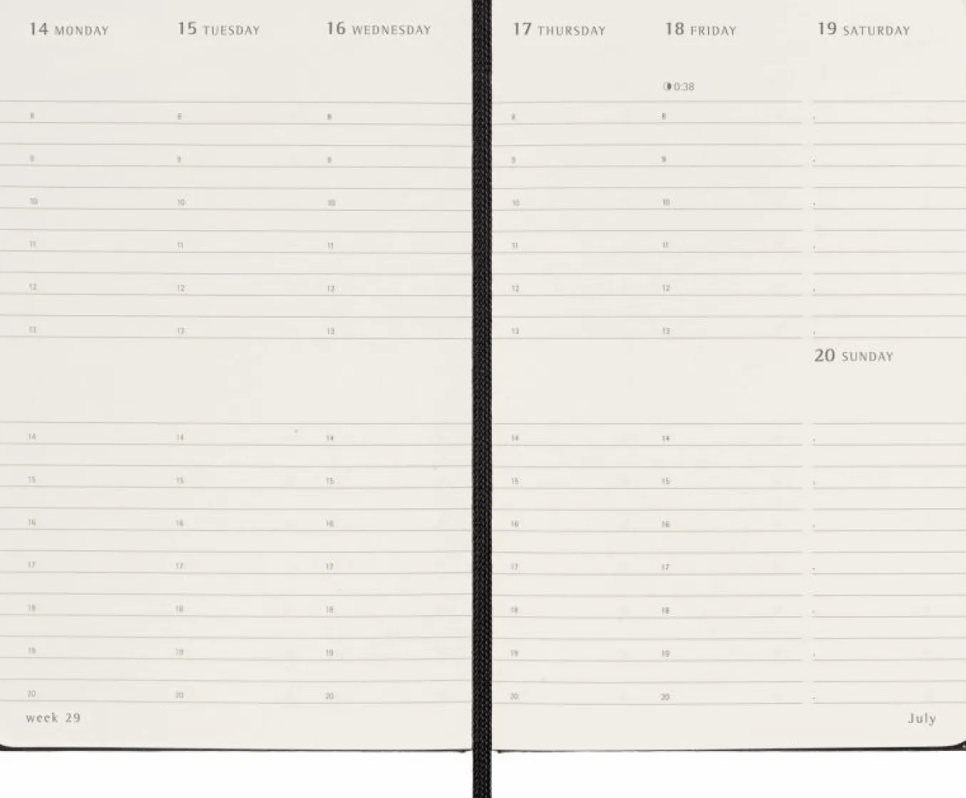 classic_planner__pocket_w_2-9.webp Classic Planner 2025 Pocket Weekly vertical, hard cover, 12 months Black