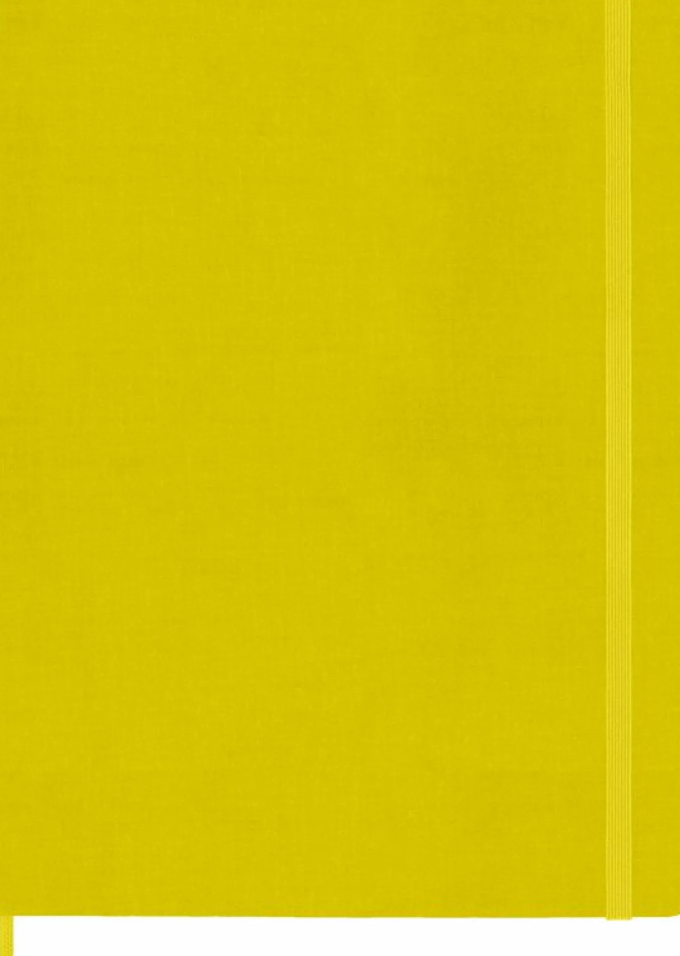 Classic Silk Notebook Fabric Hard Cover Yellow