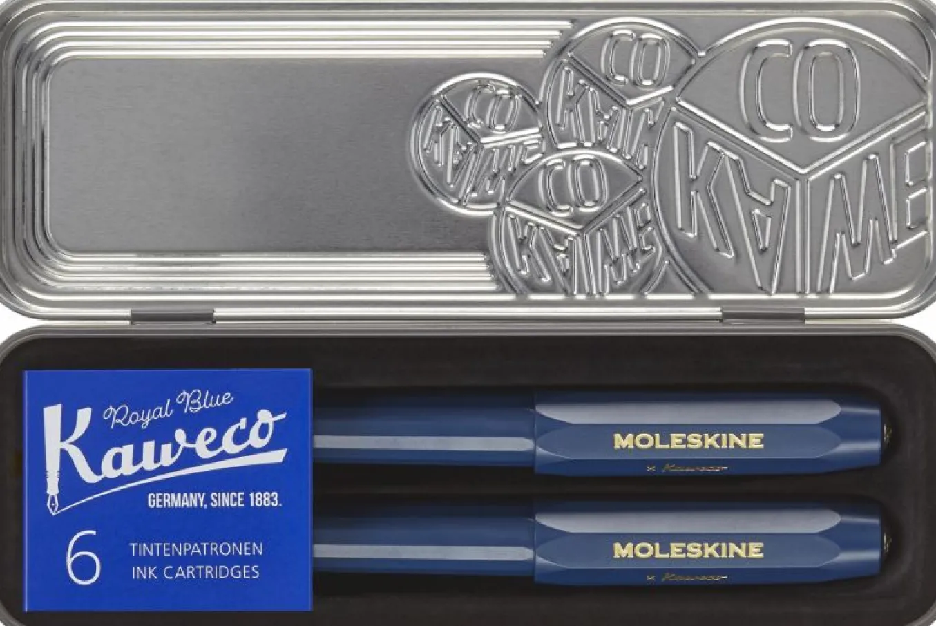 Fountain Pen and Ballpen Set Moleskine x Kaweco Sapphire Blue