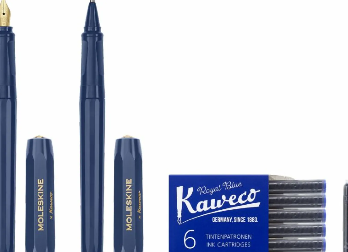 Fountain Pen and Ballpen Set Moleskine x Kaweco Sapphire Blue