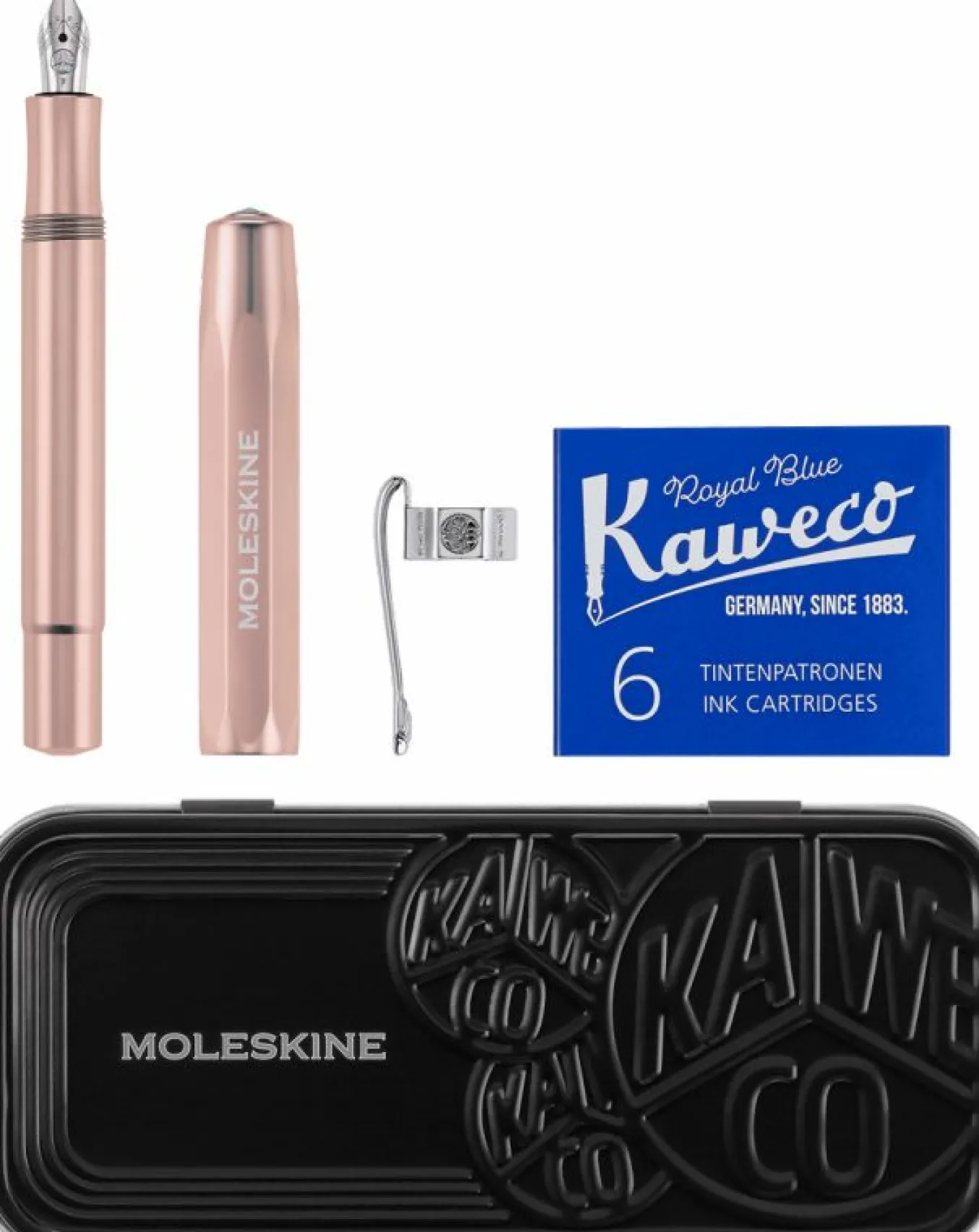 Fountain Pen Moleskine x Kaweco Aluminium Rose Gold