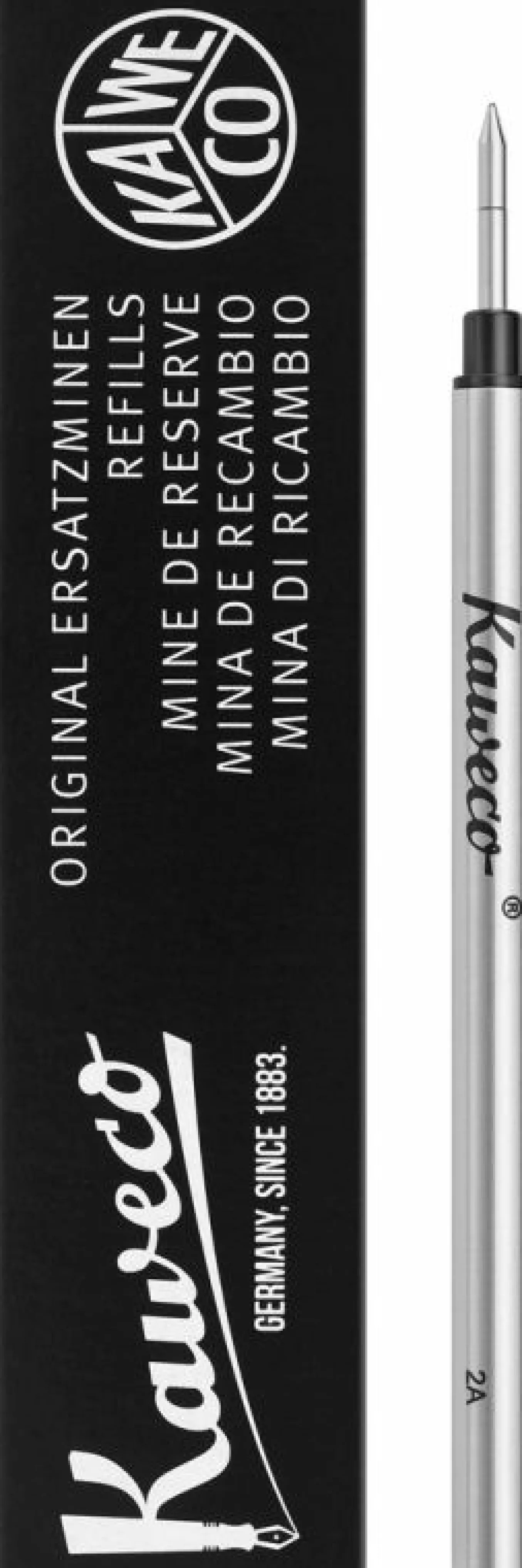 Kaweco Rollerball Refill 1 refill, Black, 0.7 mm Black