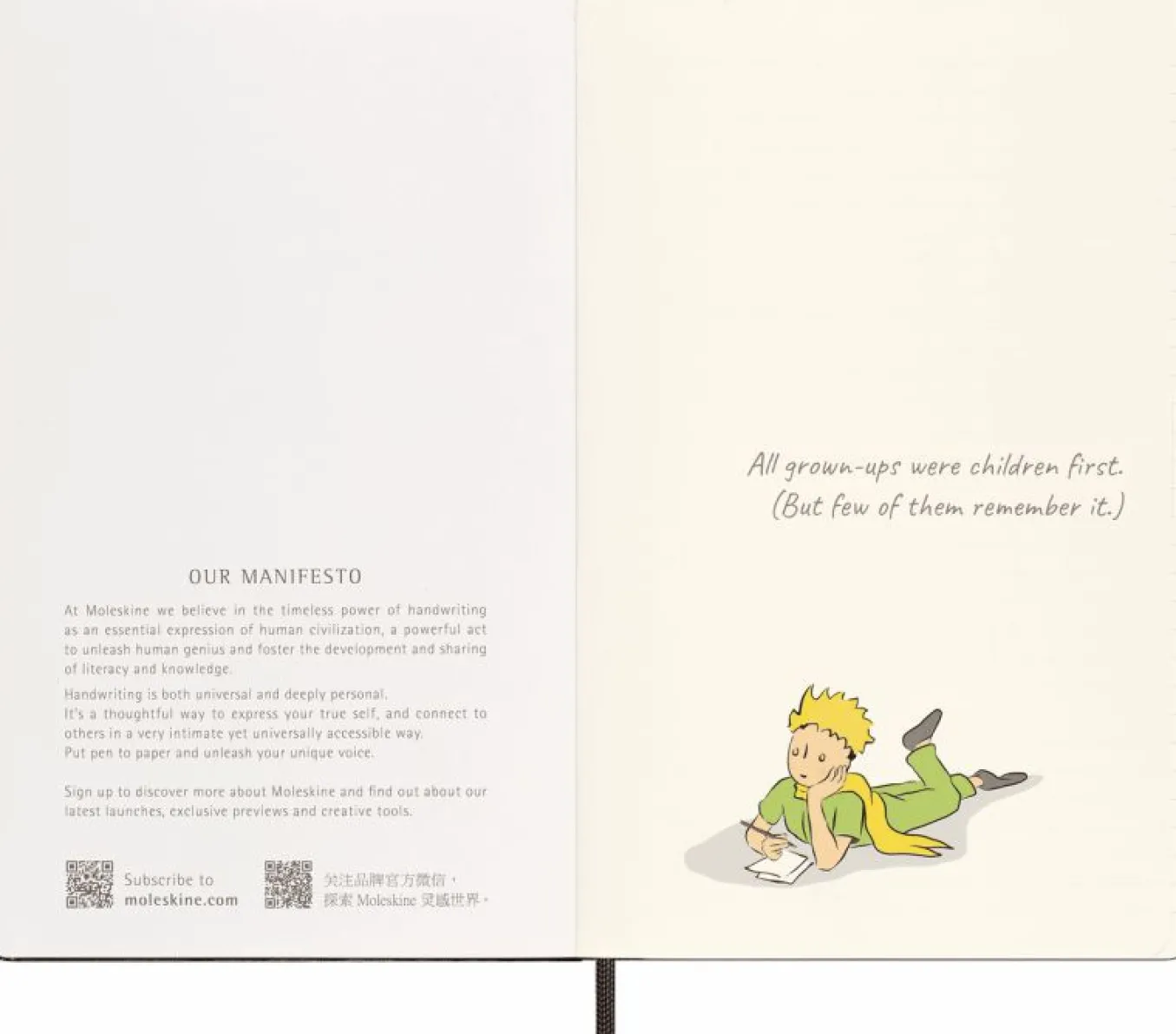 le_petit_prince_collector_14.webp Le Petit Prince Collector's Box Large ruled notebook, Large Undated Planner, Le Petit Prince statuette, Gift Box Black