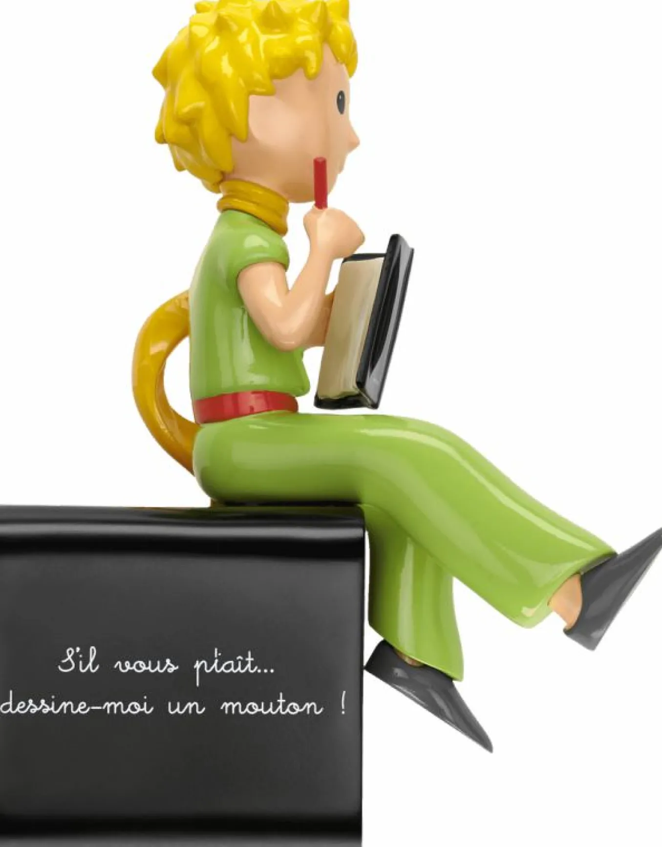 le_petit_prince_collector_4.webp Le Petit Prince Collector's Box Large ruled notebook, Large Undated Planner, Le Petit Prince statuette, Gift Box Black