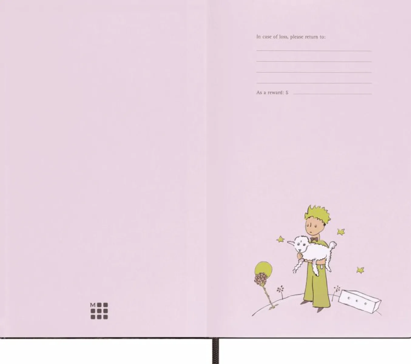 le_petit_prince_limited_e_10.webp Le Petit Prince Limited Edition Set Large ruled notebook, Large Undated Planner, with Gift Box Grey