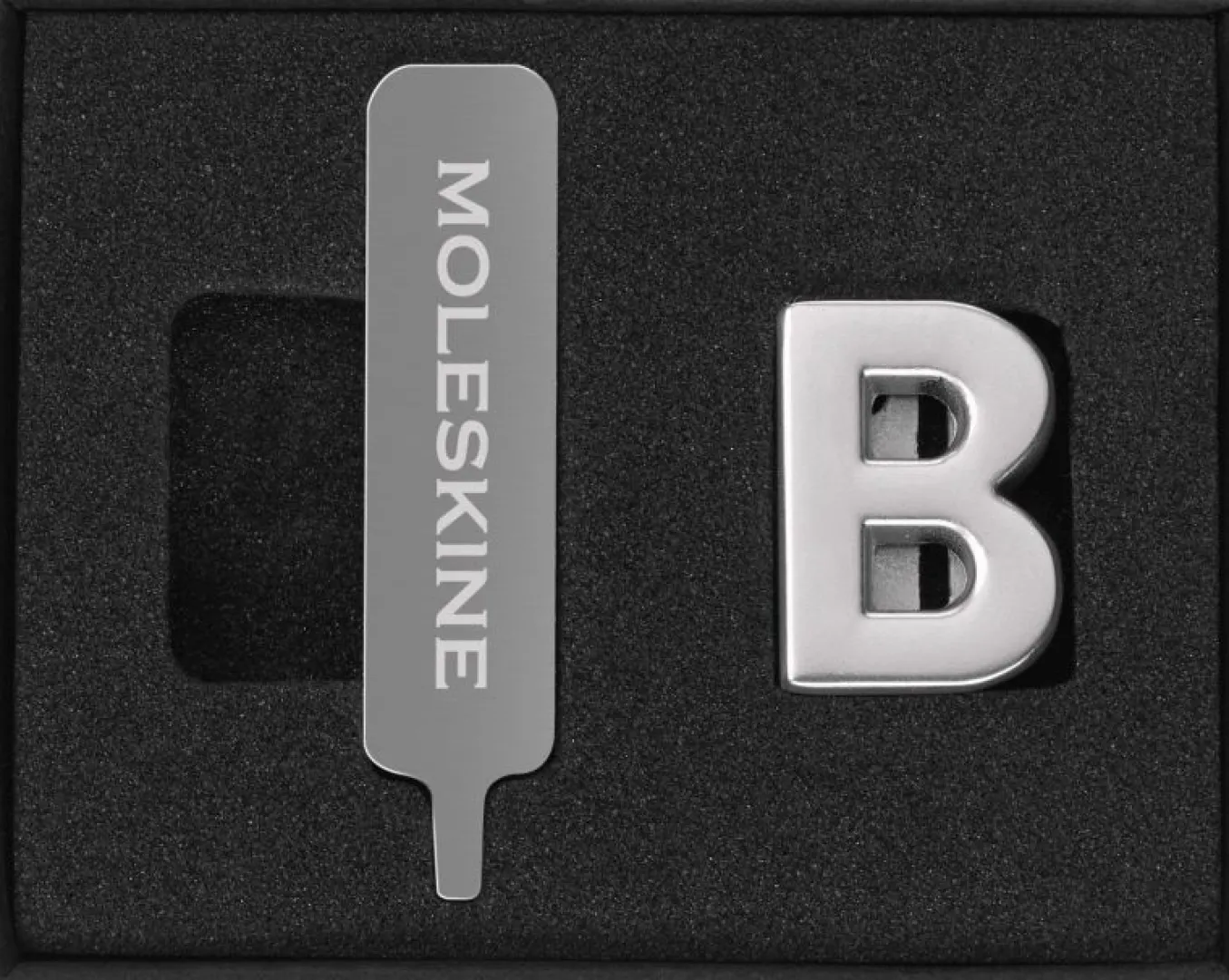 Letters and Symbols B Silver